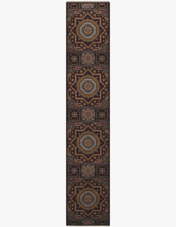 2' 8 x 13' 8 Hand Knotted Mamluk Ziegler Runner Rug