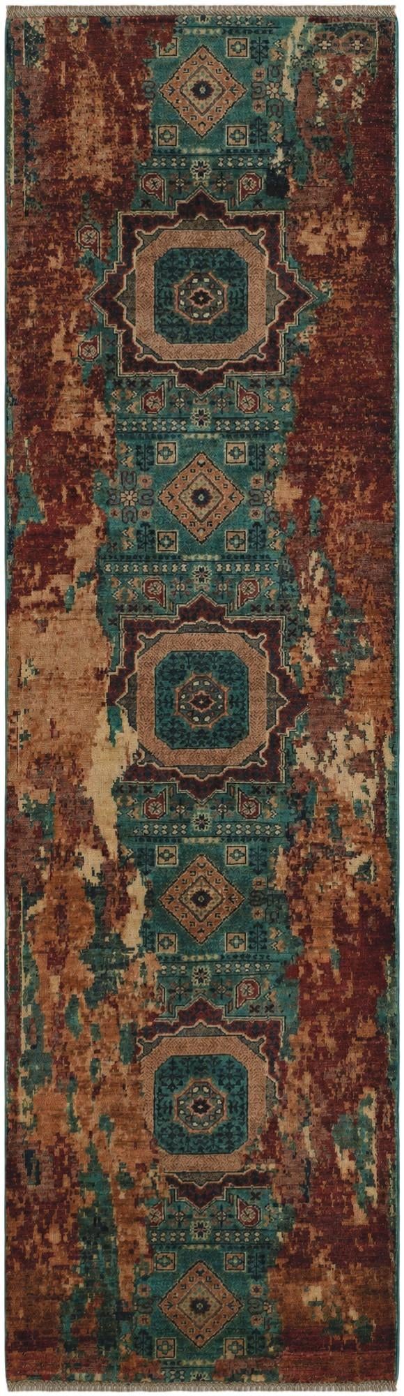 3' x 10' 2 Hand Knotted Mamluk Ziegler Runner Rug