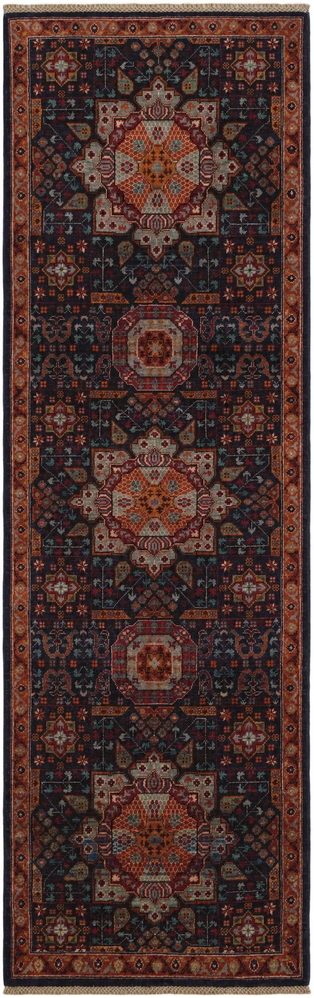 2' 8 x 8' 6 Hand Knotted Mamluk Ziegler Runner Rug