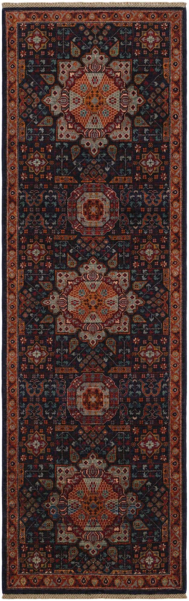 2' 8 x 8' 6 Hand Knotted Mamluk Ziegler Runner Rug