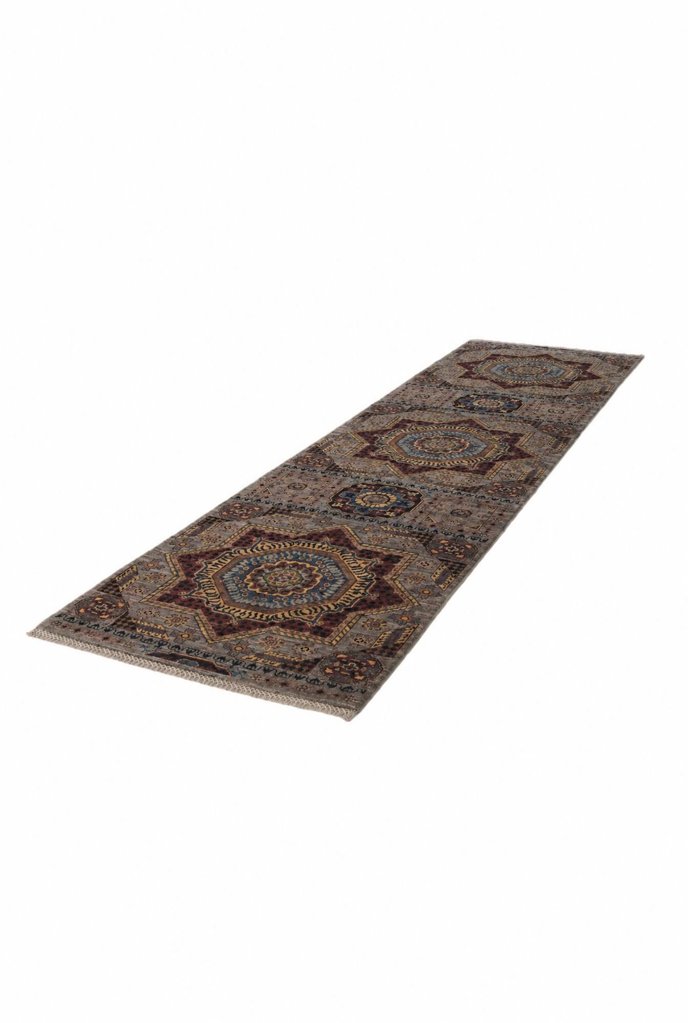 2' 8 x 9' 9 Hand Knotted Mamluk Ziegler Runner Rug