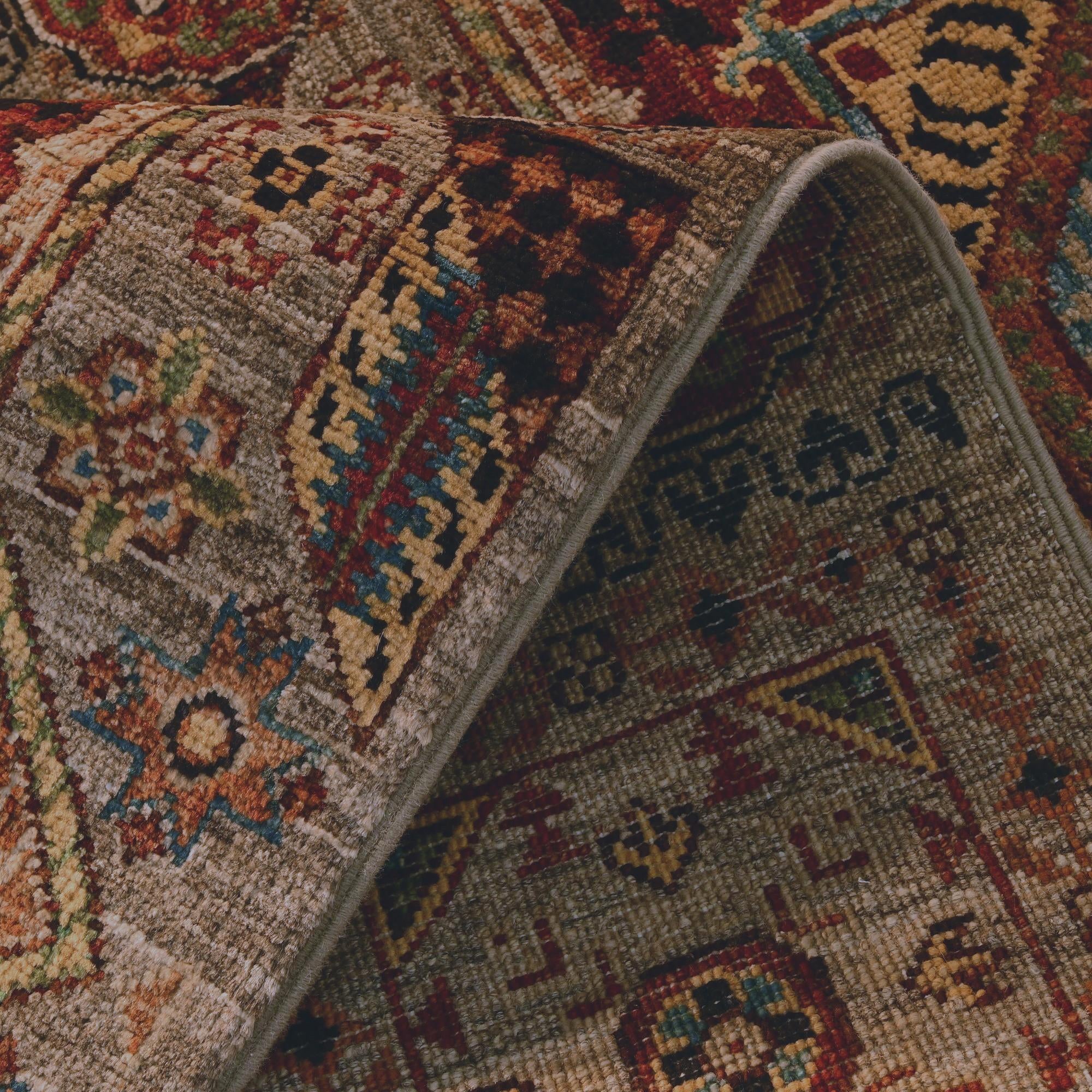 2' 8 x 9' 9 Hand Knotted Mamluk Ziegler Runner Rug