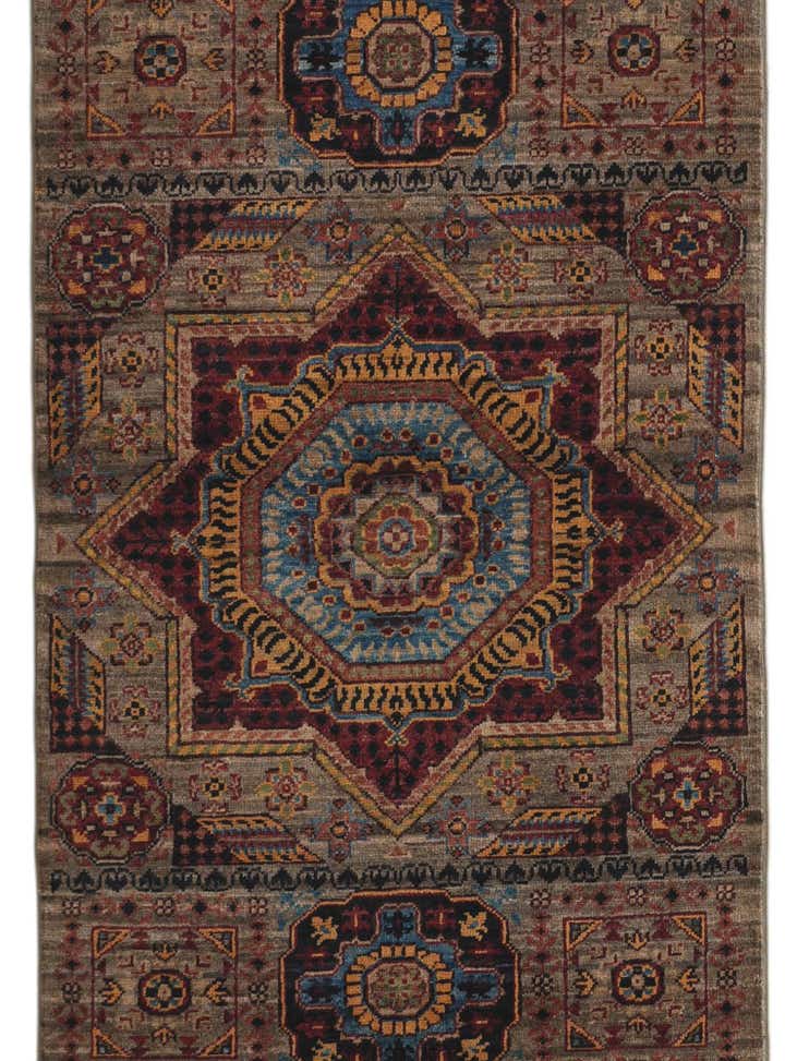 2' 8 x 9' 9 Hand Knotted Mamluk Ziegler Runner Rug