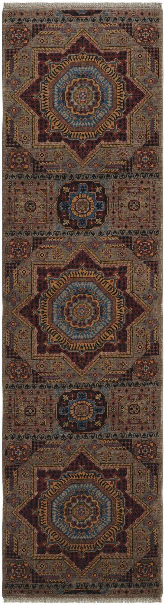 2' 8 x 9' 9 Hand Knotted Mamluk Ziegler Runner Rug