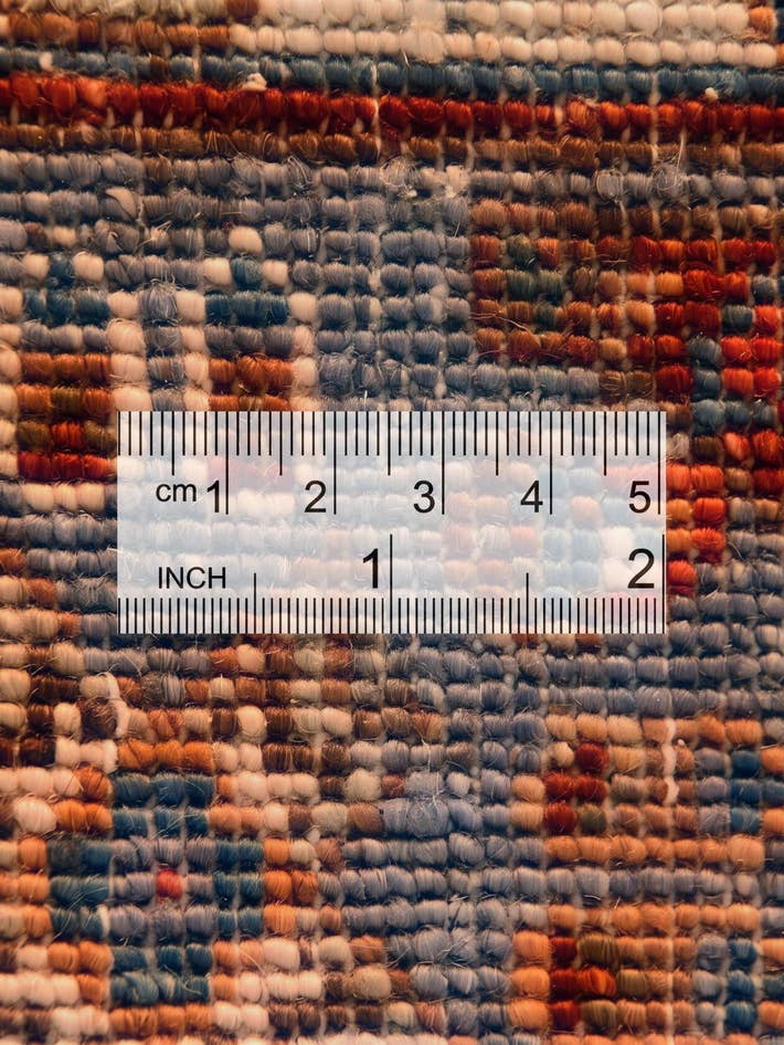 Detail image of 2' 9 x 10' Hand Knotted Mamluk Ziegler Runner Rug