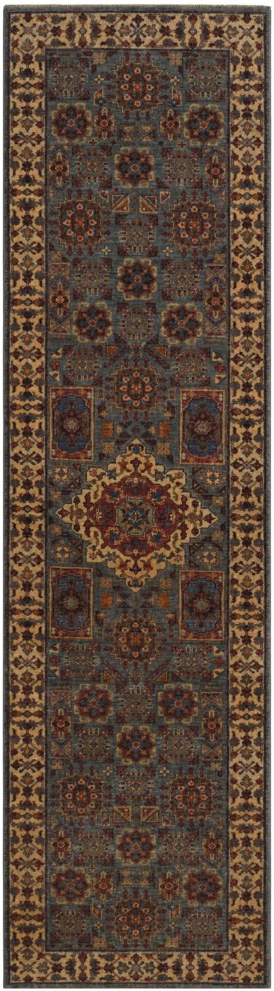 2' 9 x 10' Hand Knotted Mamluk Ziegler Runner Rug