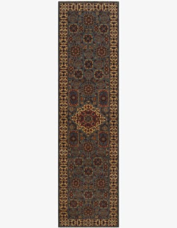 2' 9 x 10' Hand Knotted Mamluk Ziegler Runner Rug