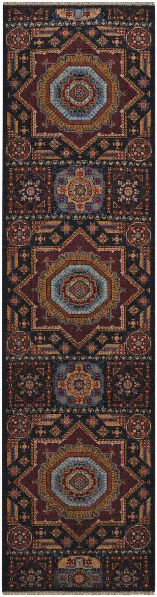 80cm x 300cm anudado a mano Mamluk Ziegler Alfombra Pasillera