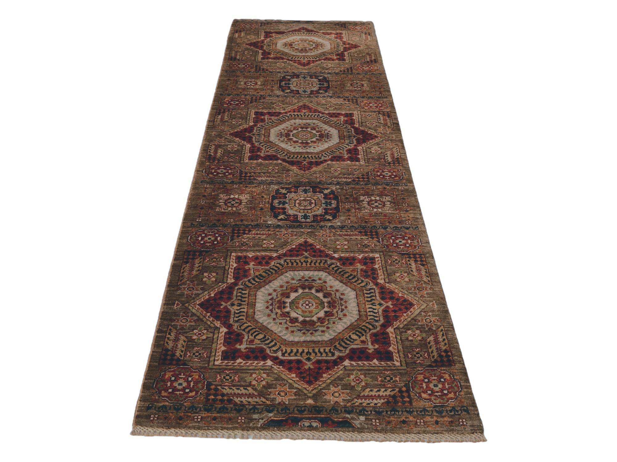 2' 9 x 10' Hand Knotted Mamluk Ziegler Runner Rug