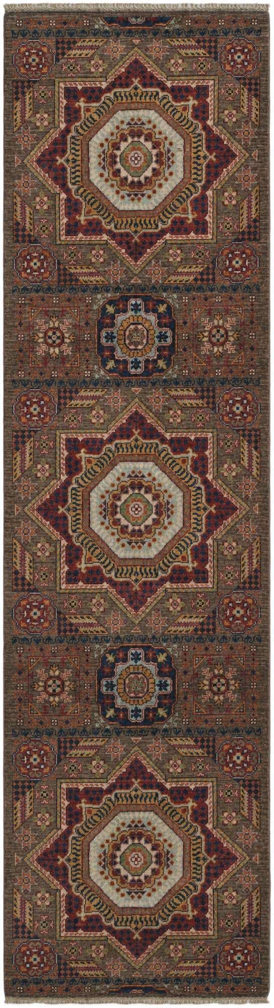2' 9 x 10' Hand Knotted Mamluk Ziegler Runner Rug