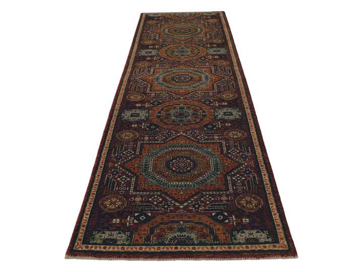 2' 8 x 9' 10 Hand Knotted Mamluk Ziegler Runner Rug