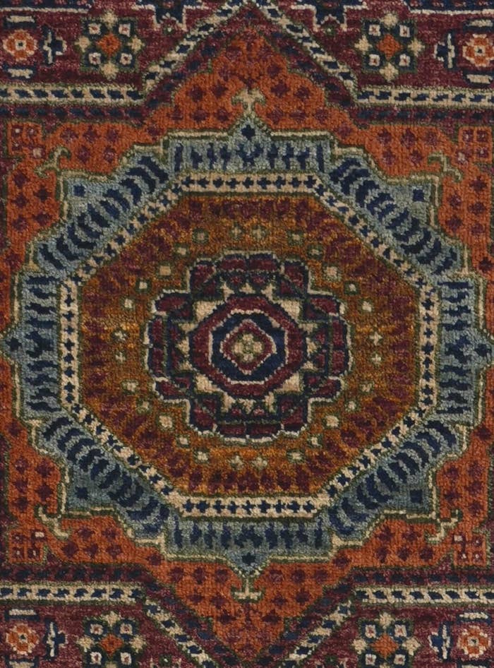 Detail image of 2' 8 x 9' 10 Hand Knotted Mamluk Ziegler Runner Rug