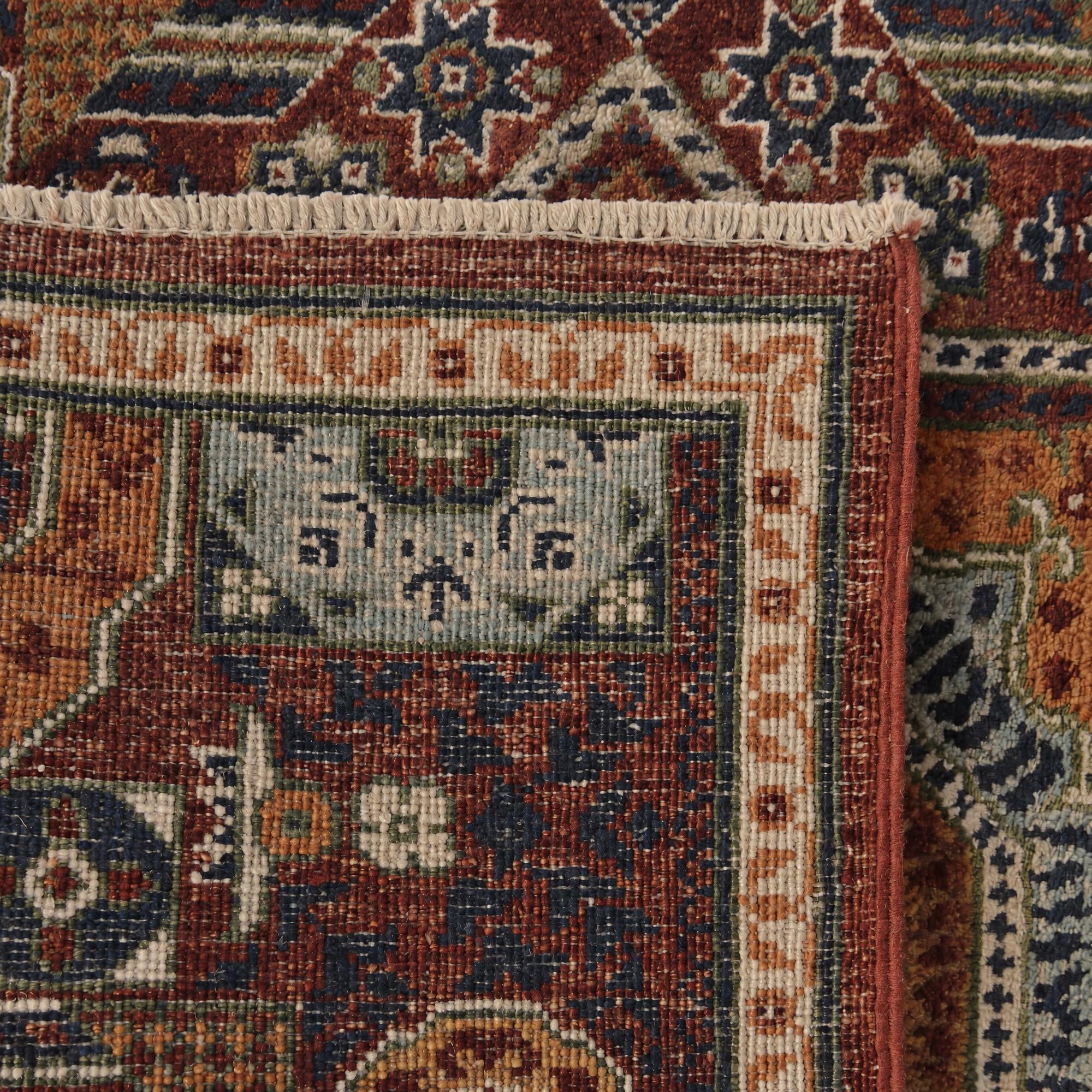 80cm x 300cm anudado a mano Mamluk Ziegler Alfombra Pasillera