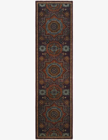2' 8 x 9' 10 Hand Knotted Mamluk Ziegler Runner Rug