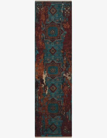 2' 10 x 10' 4 Hand Knotted Mamluk Ziegler Runner Rug