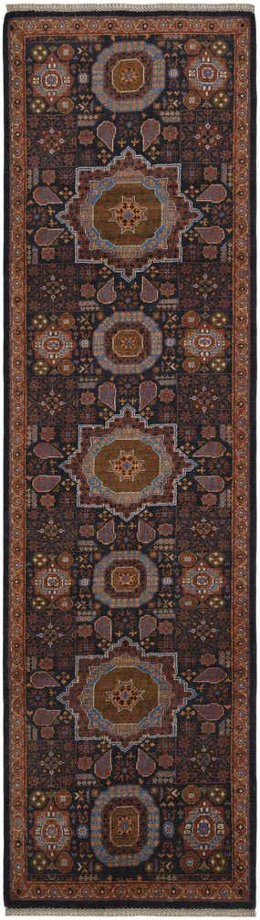 2' 8 x 9' 6 Hand Knotted Mamluk Ziegler Runner Rug