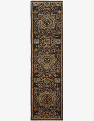 2' 8 x 9' 10 Hand Knotted Mamluk Ziegler Runner Rug