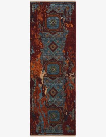 2' 10 x 8' 4 Hand Knotted Mamluk Ziegler Runner Rug