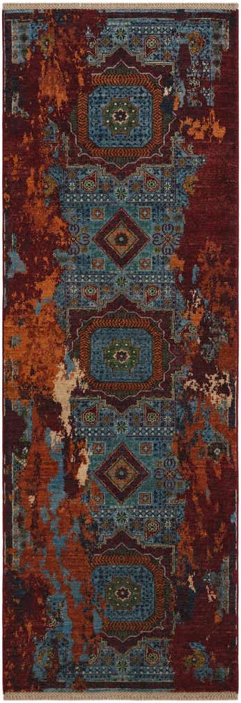 2' 10 x 8' 4 Hand Knotted Mamluk Ziegler Runner Rug