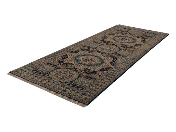 2' 8 x 6' 6 Hand Knotted Mamluk Ziegler Runner Rug