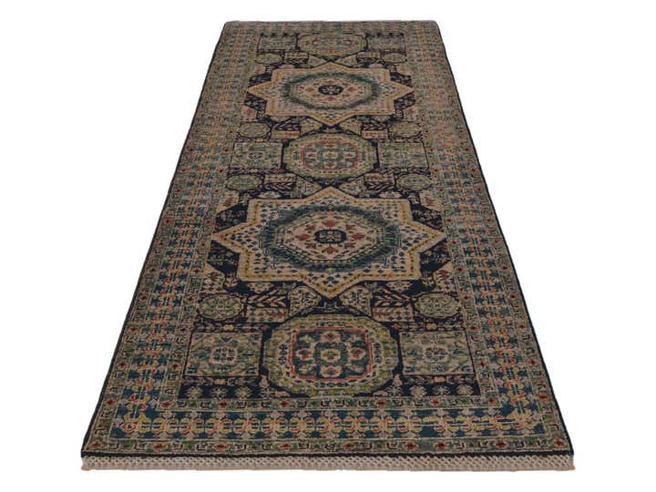 2' 8 x 6' 6 Hand Knotted Mamluk Ziegler Runner Rug