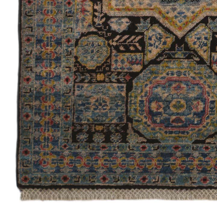 2' 8 x 6' 6 Hand Knotted Mamluk Ziegler Runner Rug