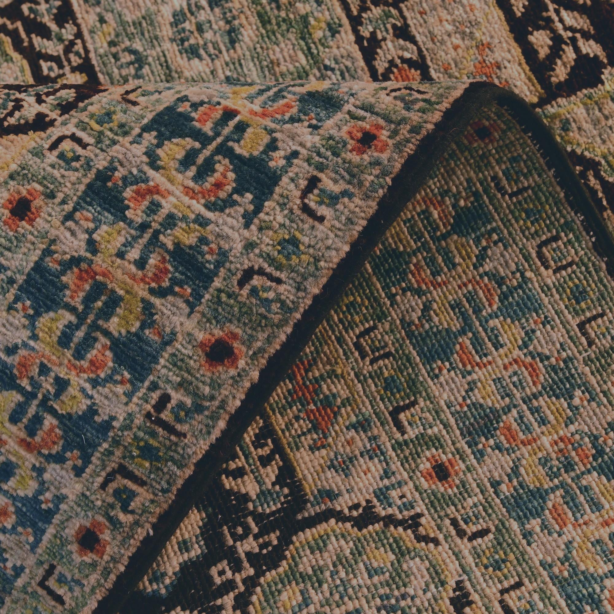 2' 8 x 6' 6 Hand Knotted Mamluk Ziegler Runner Rug