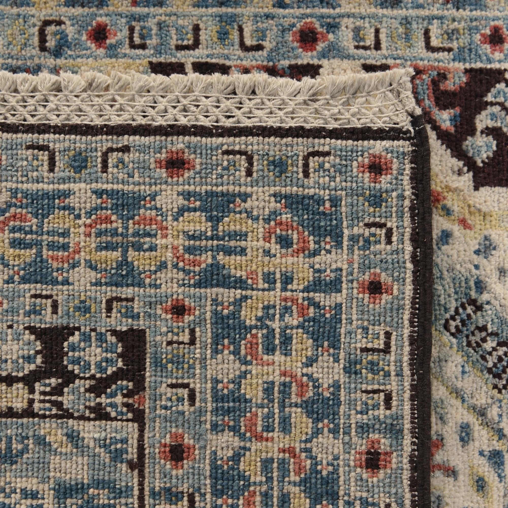 80cm x 200cm anudado a mano Mamluk Ziegler Alfombra Pasillera