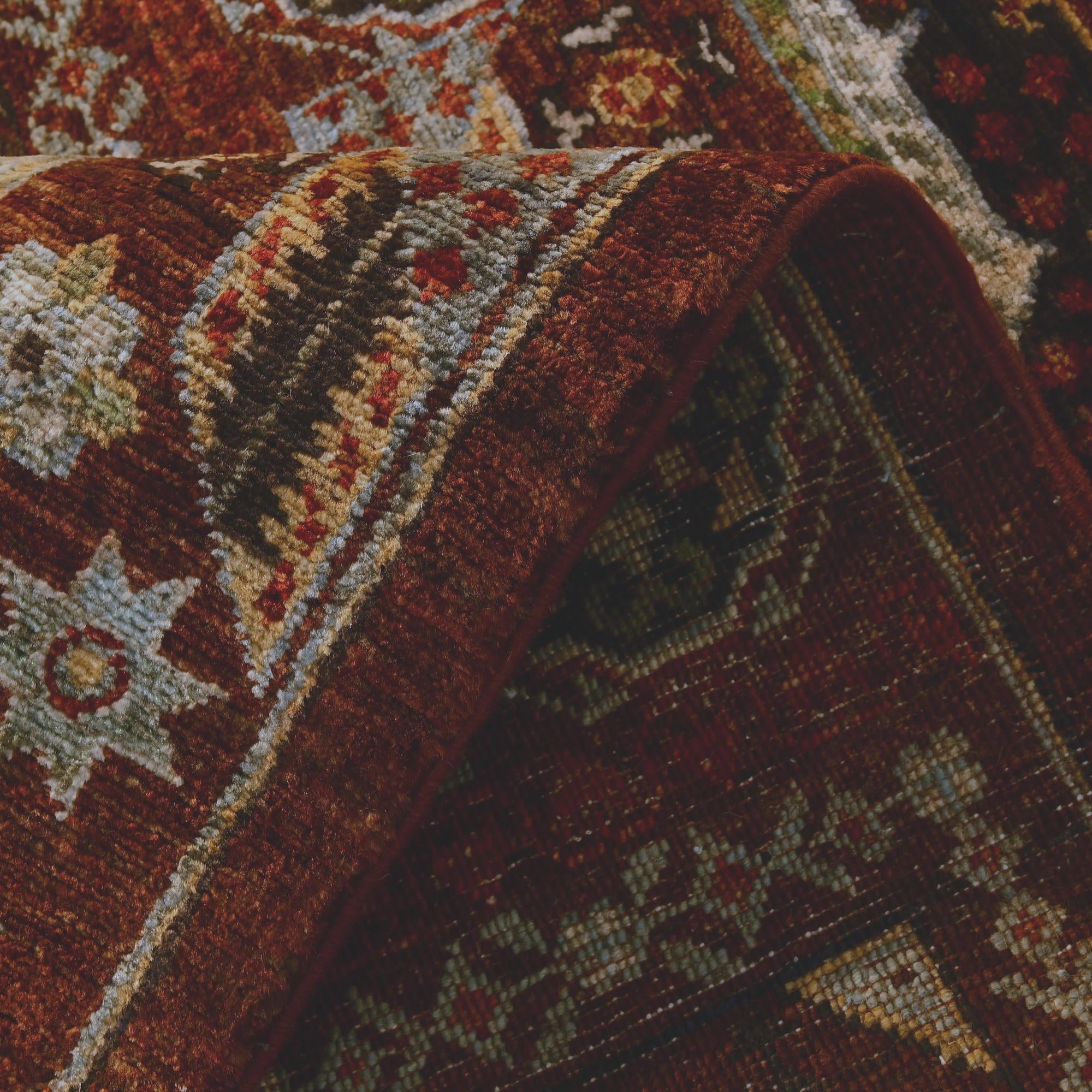 2' 7 x 13' 6 Hand Knotted Mamluk Ziegler Runner Rug