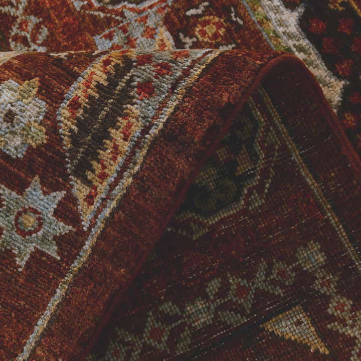 80cm x 410cm anudado a mano Mamluk Ziegler Alfombra Pasillera