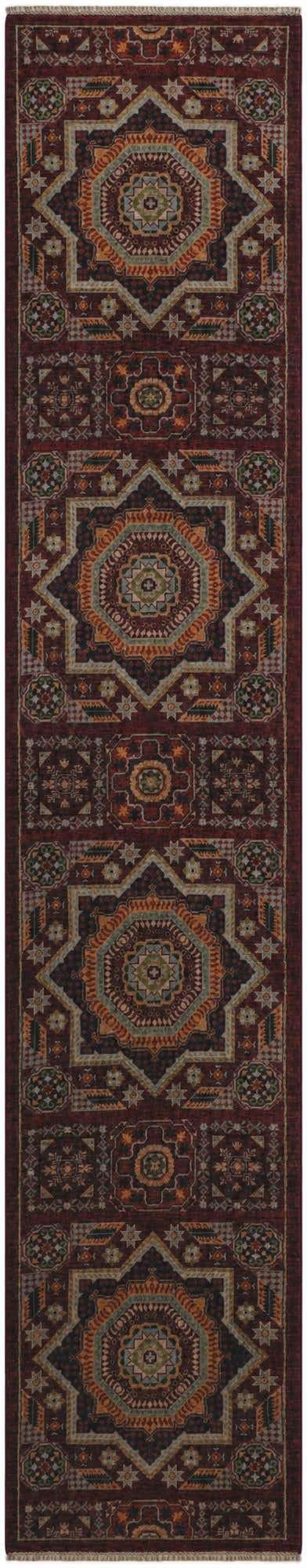 2' 7 x 13' 6 Hand Knotted Mamluk Ziegler Runner Rug