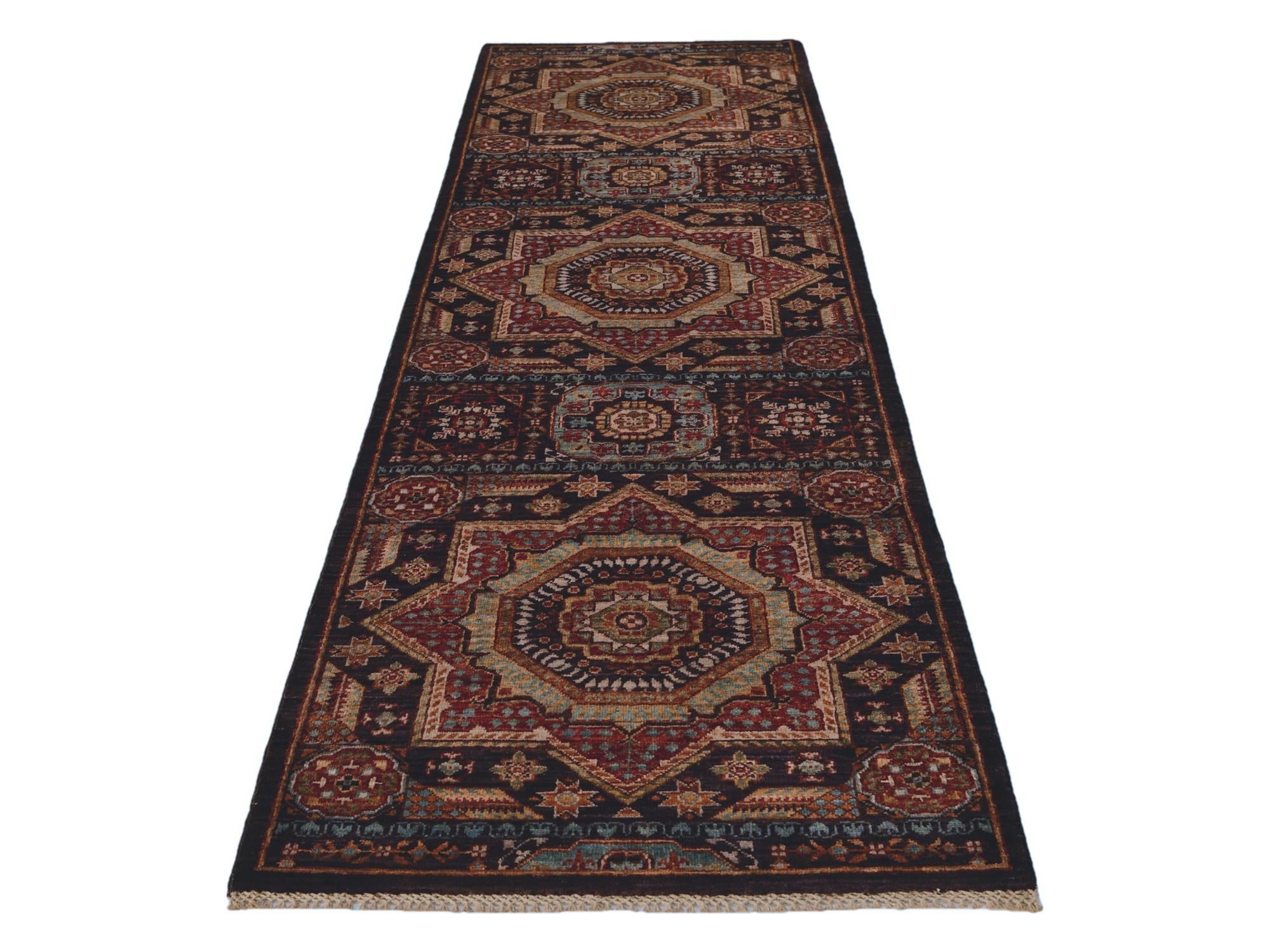 2' 9 x 9' 10 Hand Knotted Mamluk Ziegler Runner Rug
