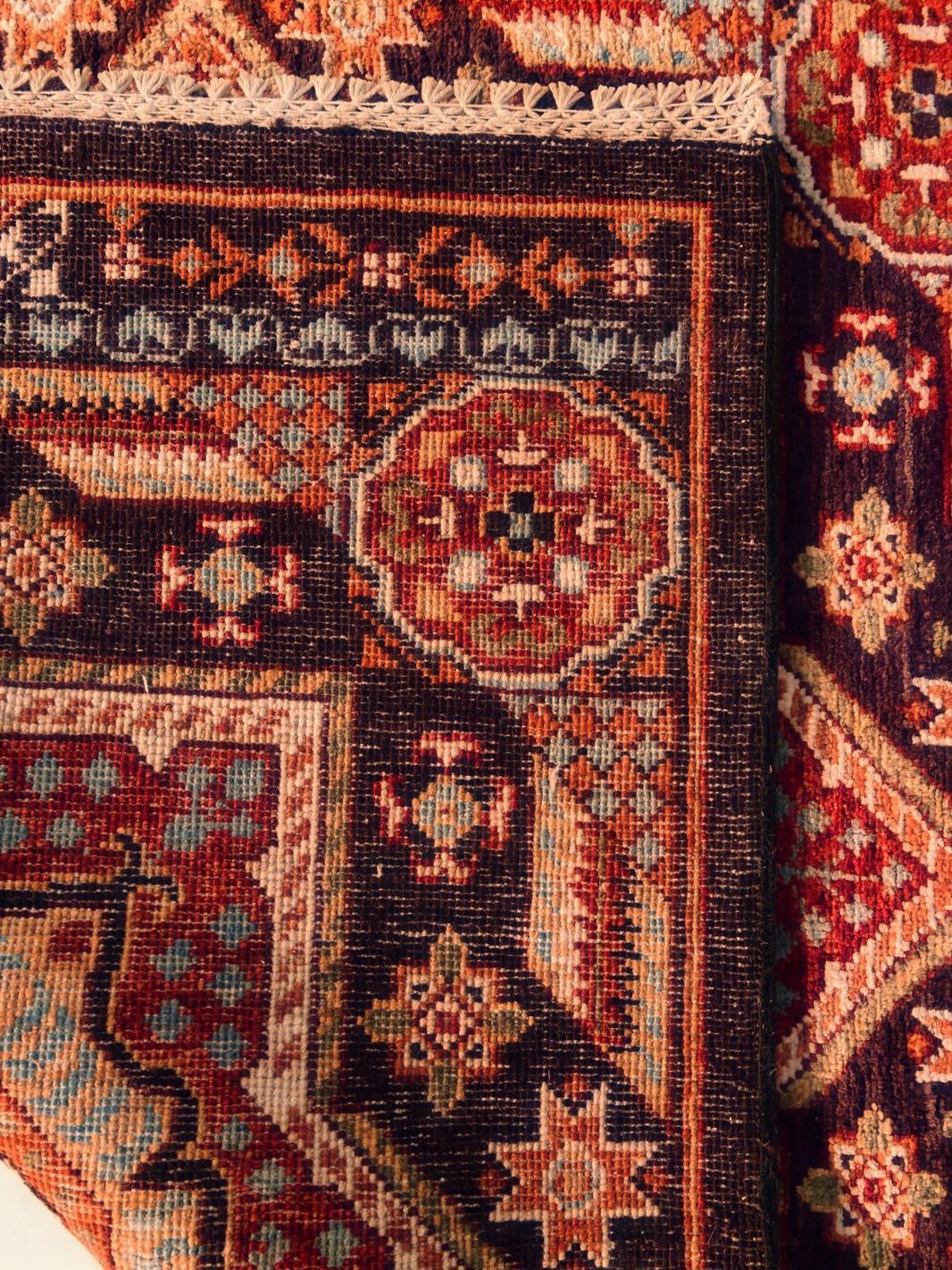 85cm x 300cm Hand Knotted Mamluk Ziegler Runner Rug