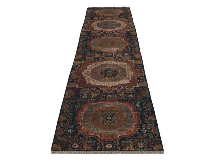 2' 9 x 12' 6 Hand Knotted Mamluk Ziegler Runner Rug