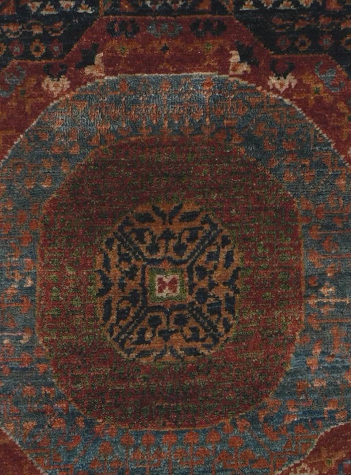 Detail image of 2' 9 x 12' 6 Hand Knotted Mamluk Ziegler Runner Rug