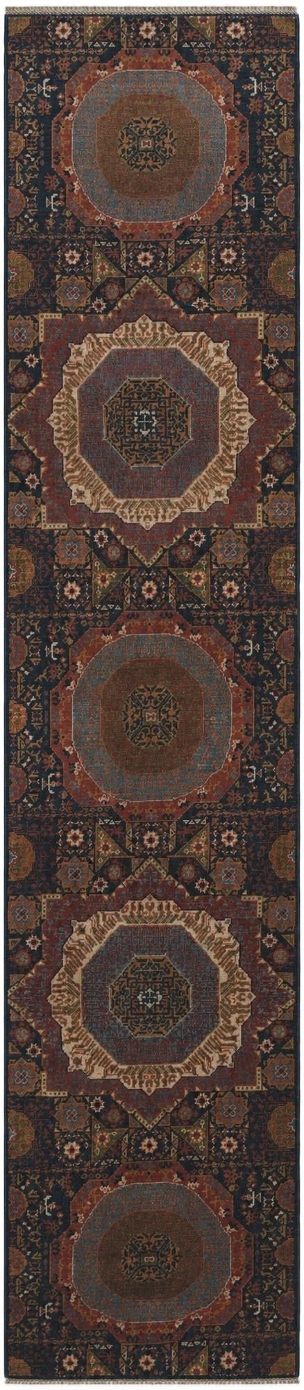 2' 9 x 12' 6 Hand Knotted Mamluk Ziegler Runner Rug