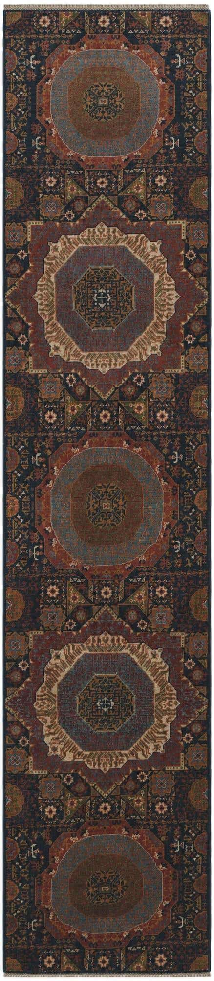 2' 9 x 12' 6 Hand Knotted Mamluk Ziegler Runner Rug