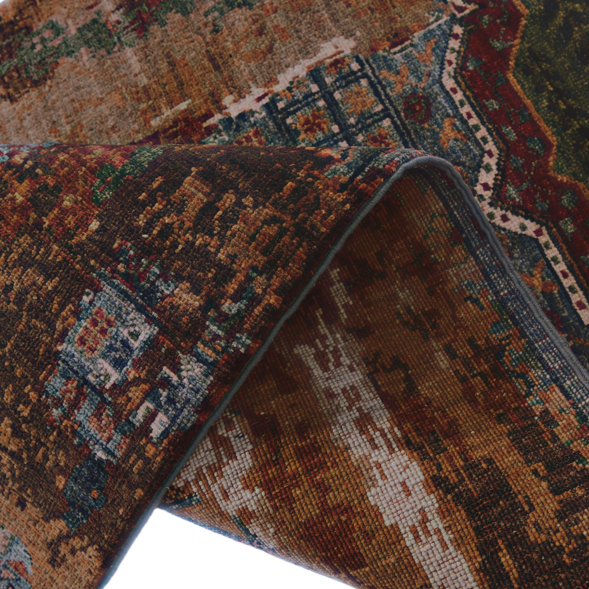 2' 11 x 10' 7 Hand Knotted Mamluk Ziegler Runner Rug