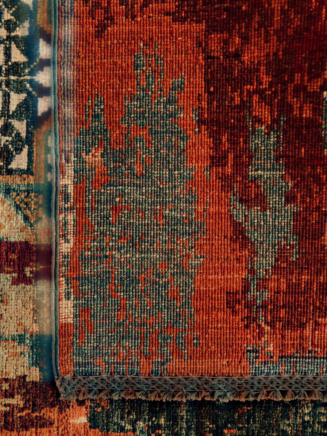 90cm x 325cm anudado a mano Mamluk Ziegler Alfombra Pasillera