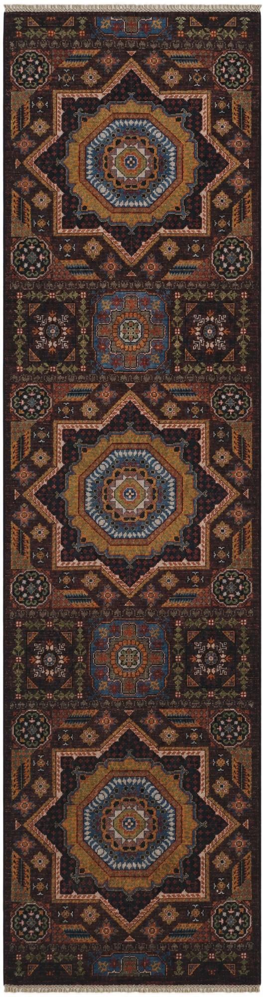 2' 8 x 9' 11 Hand Knotted Mamluk Ziegler Runner Rug
