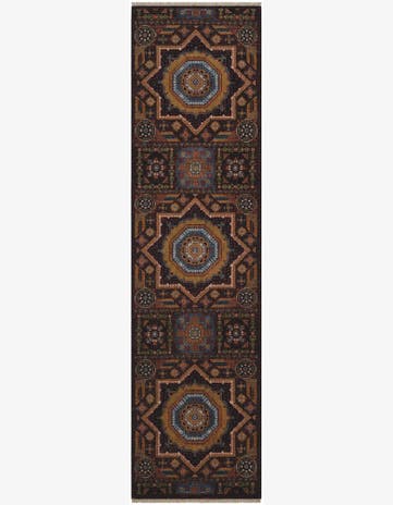 2' 8 x 9' 11 Hand Knotted Mamluk Ziegler Runner Rug