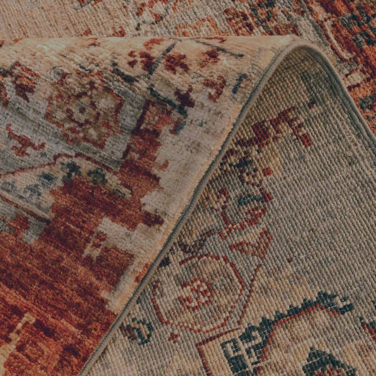Detail image of 2' 9 x 9' 9 Hand Knotted Mamluk Ziegler Runner Rug