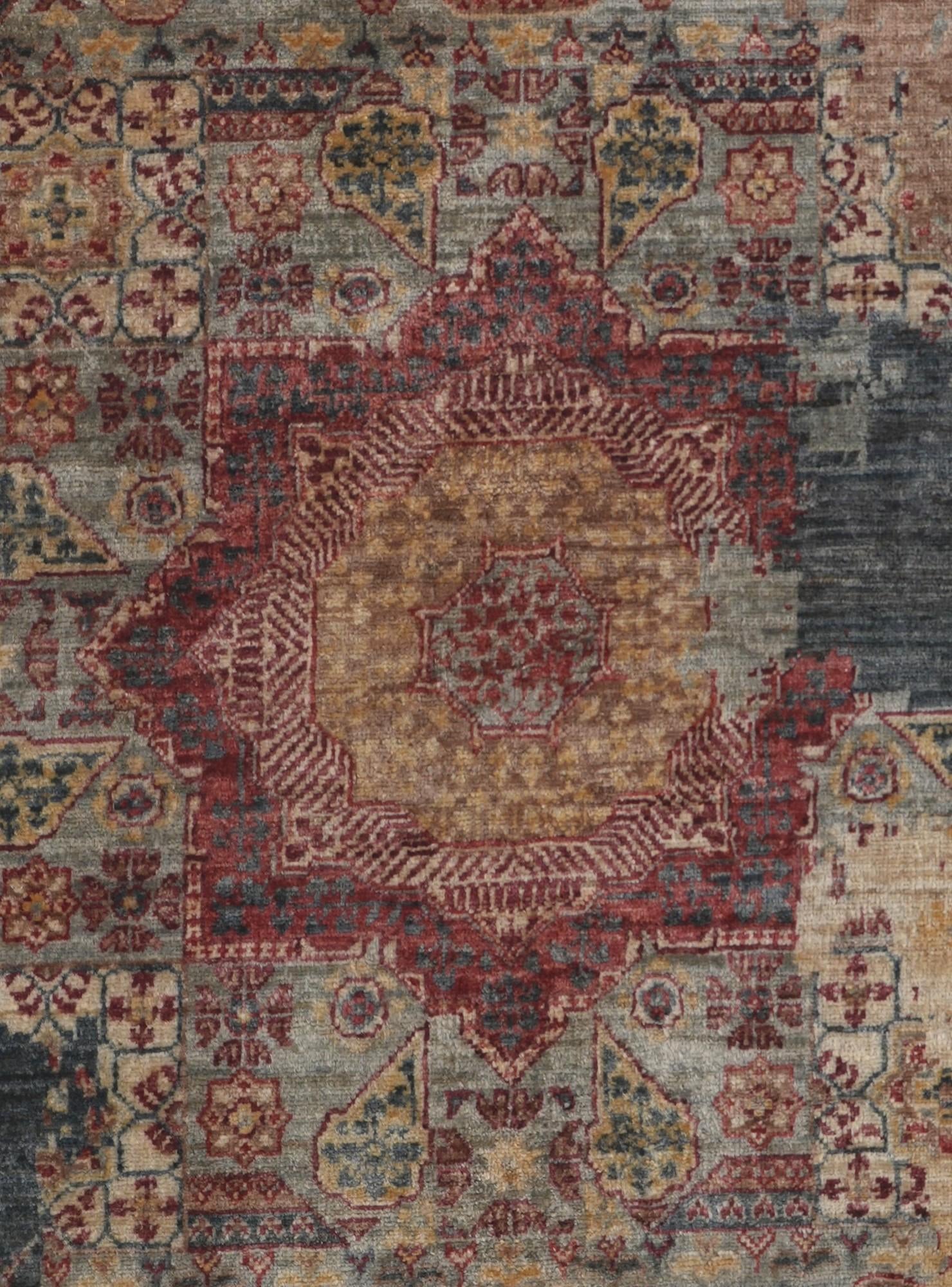2' 9 x 9' 9 Hand Knotted Mamluk Ziegler Runner Rug
