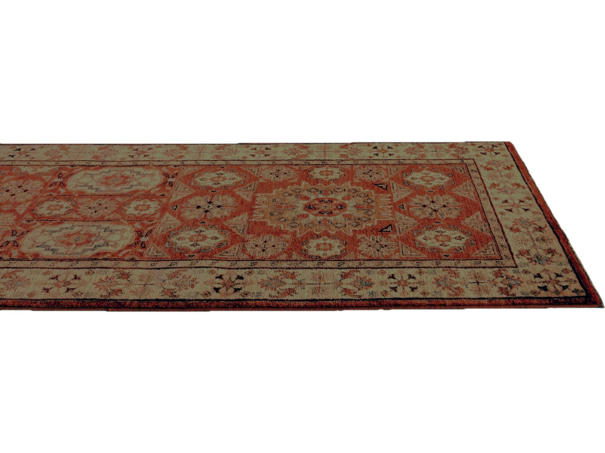 2' 8 x 9' 11 Hand Knotted Mamluk Ziegler Runner Rug