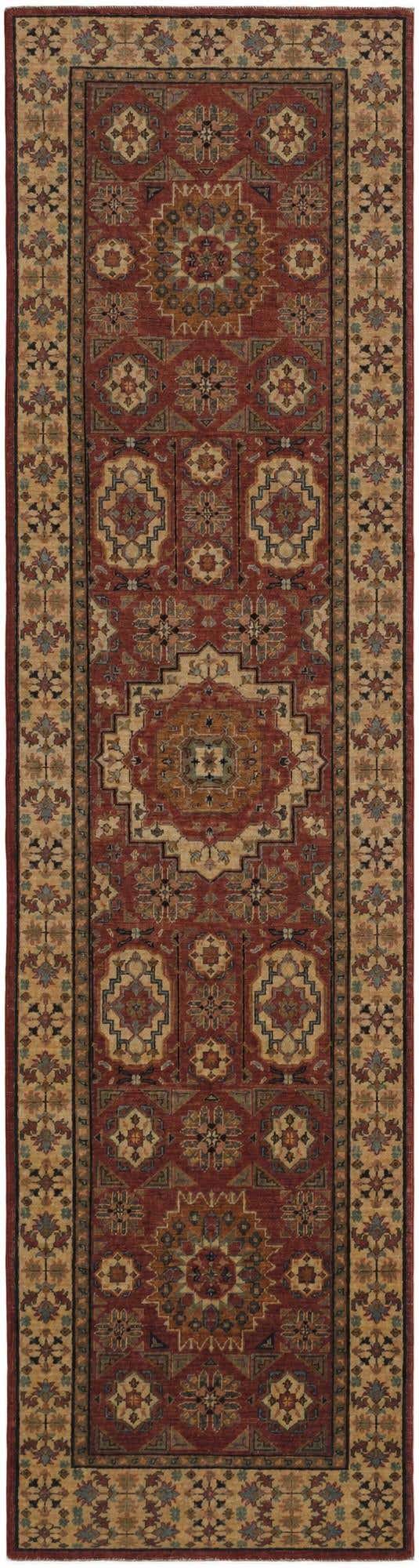 2' 8 x 9' 11 Hand Knotted Mamluk Ziegler Runner Rug