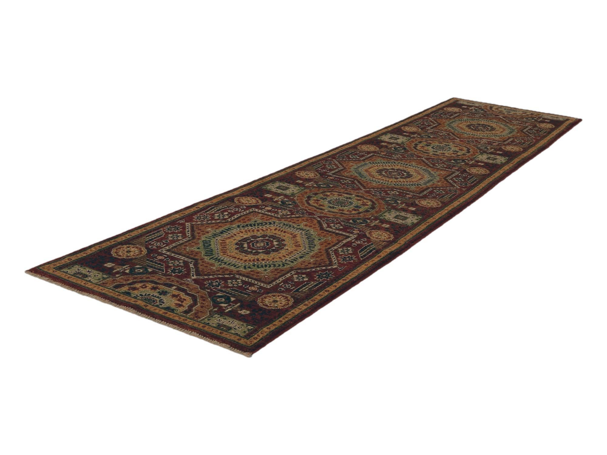 2' 8 x 10' 5 Hand Knotted Mamluk Ziegler Runner Rug