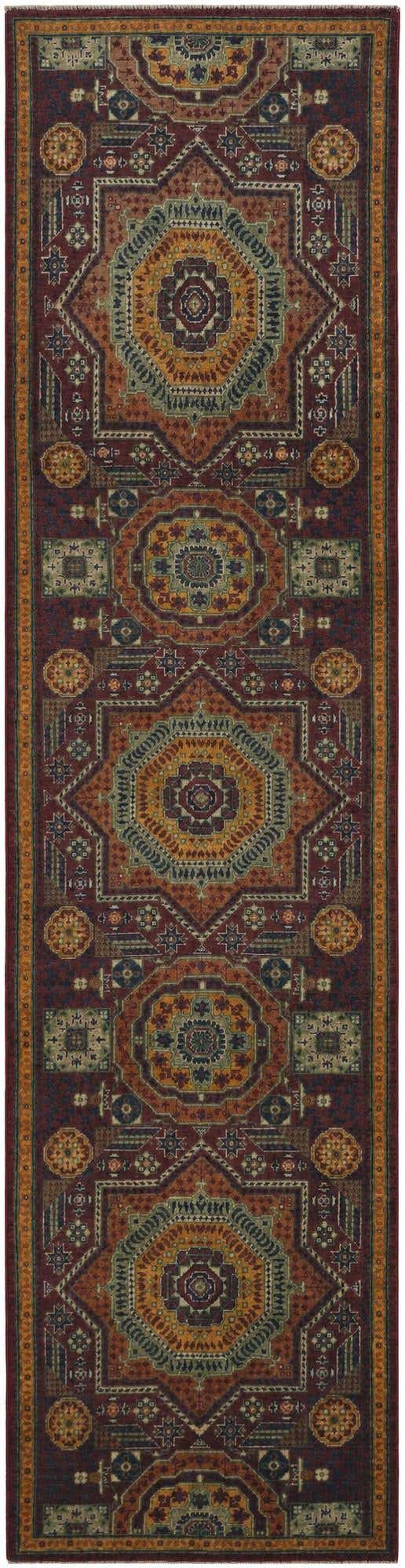 2' 8 x 10' 5 Hand Knotted Mamluk Ziegler Runner Rug