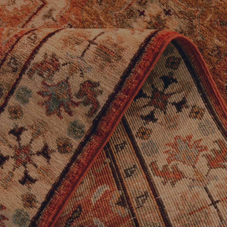 Detail image of 2' 7 x 9' 11 Hand Knotted Mamluk Ziegler Runner Rug