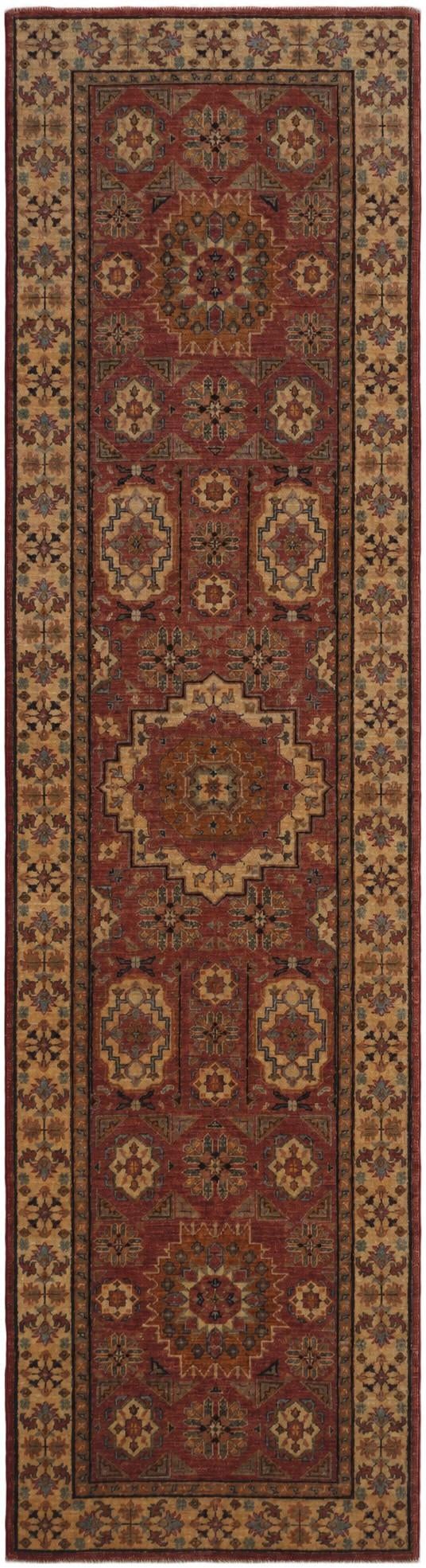 2' 7 x 9' 11 Hand Knotted Mamluk Ziegler Runner Rug