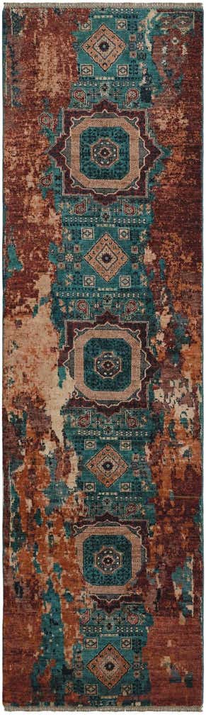 2' 10 x 10' Hand Knotted Mamluk Ziegler Runner Rug